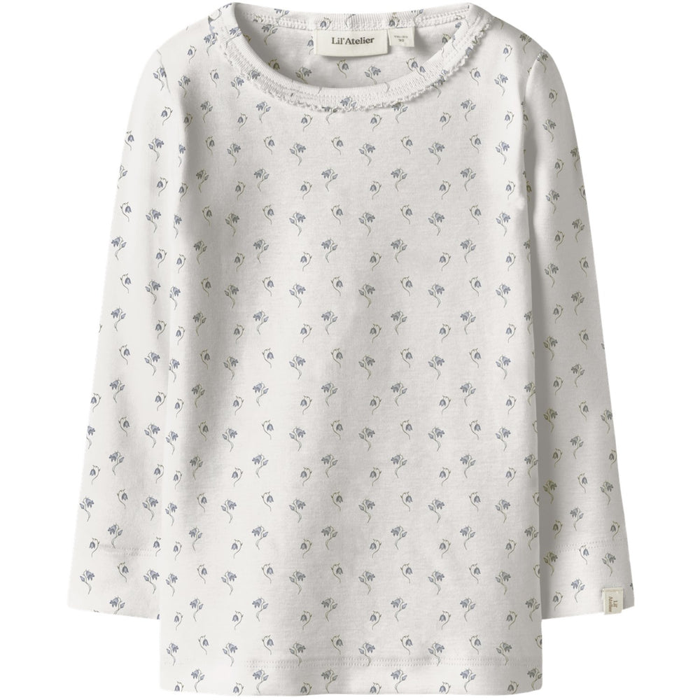 Køb Lil'Atelier Coconut Milk Bell Flower Nmfgayo Sag Ls Slim Top Lil