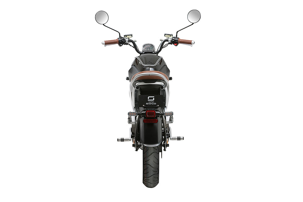 Moto électrique Super SOCO TC Vintage - Verte