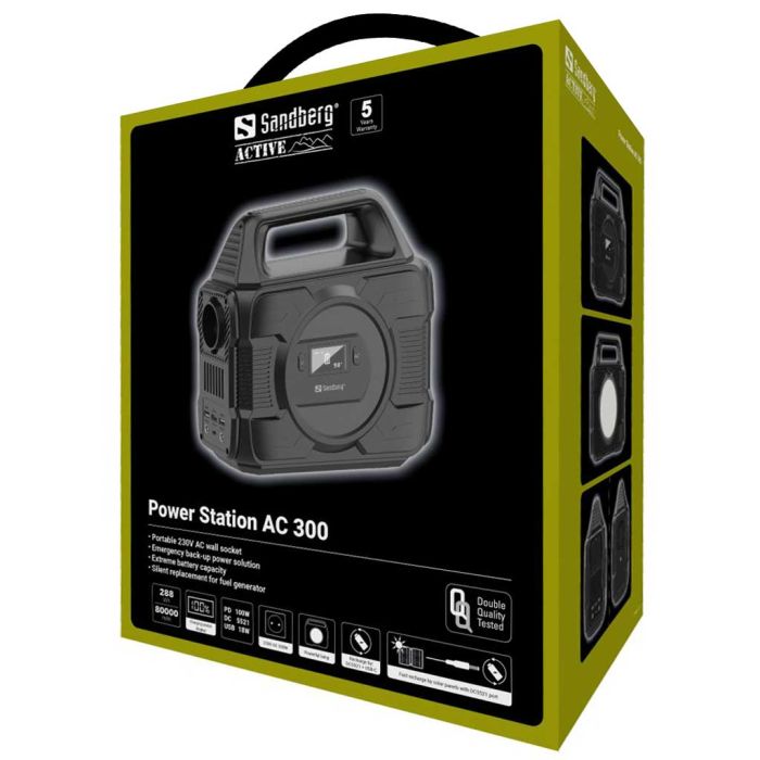 Sandberg Power Station AC 300 powerbank