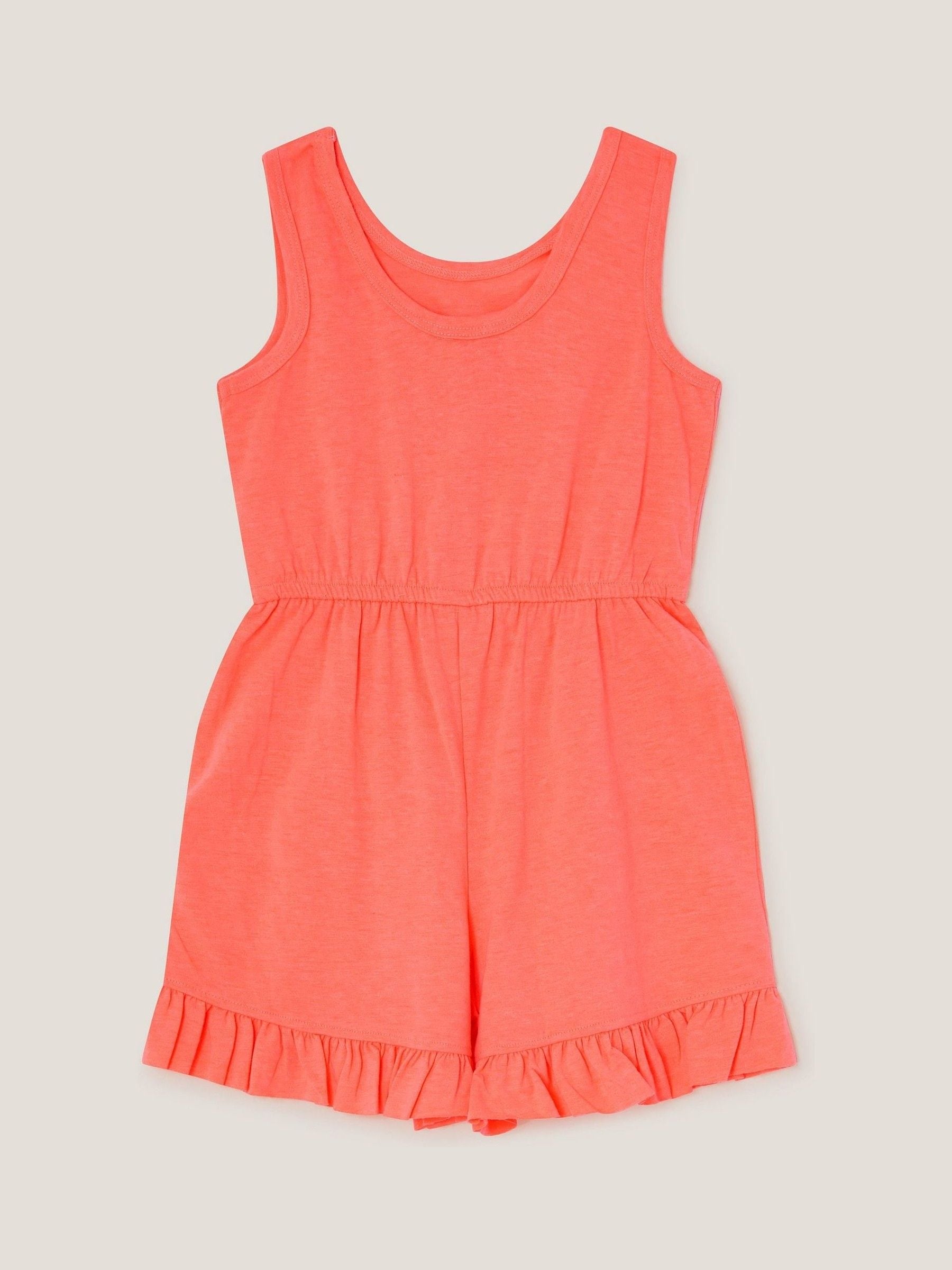 Monsoon Sea Life Embroidered Jersey Playsuit