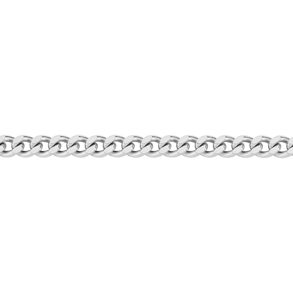 Chaîne Nairi Maille Gourmette Argent Blanc