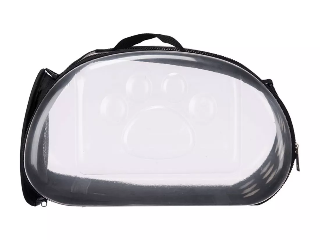 Sac de transport pour animaux en polyester noir 37x7,5x22cm