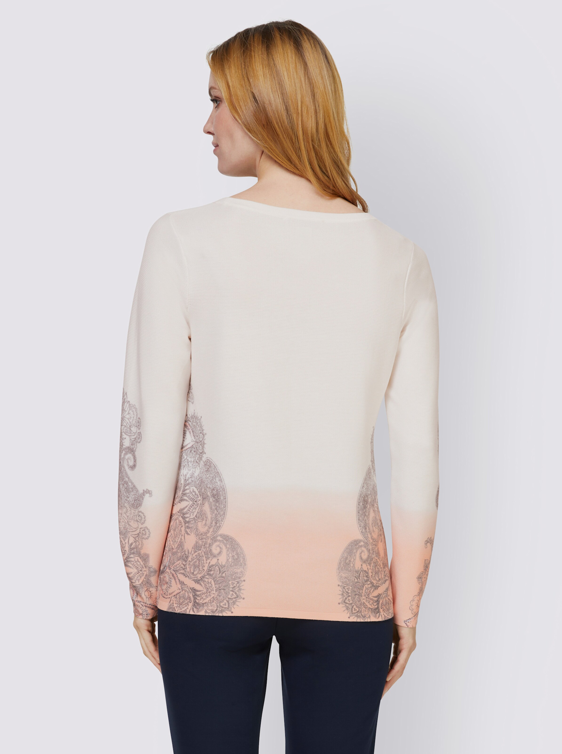 Druck-Pullover