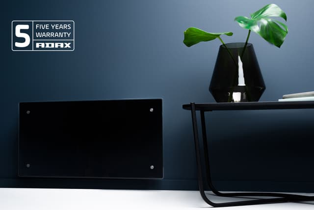 Adax Clea elradiator med wi-fi H 12 (sort)