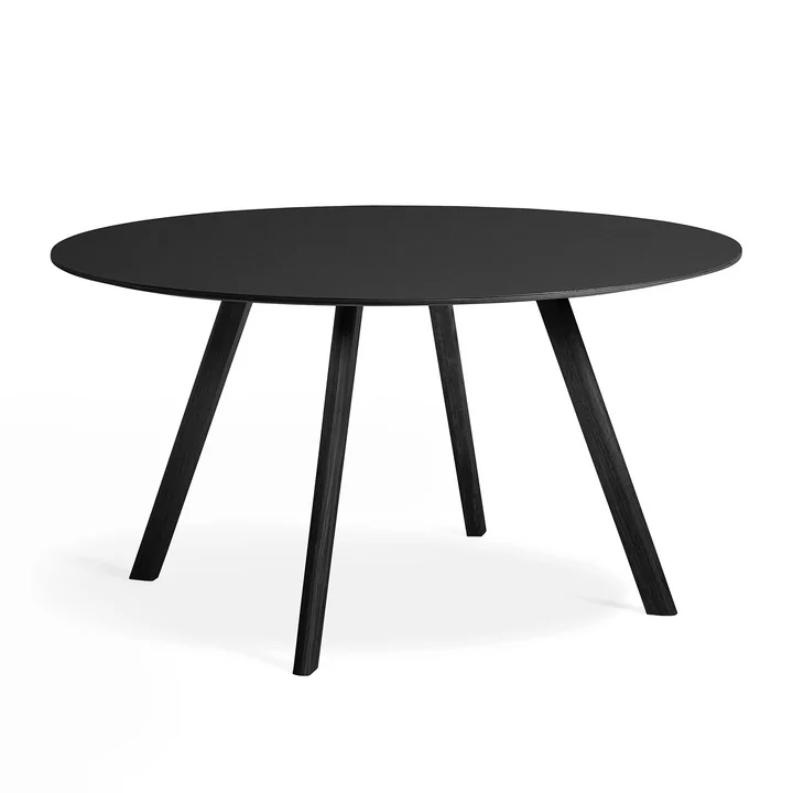 HAY - Copenhague CPH25 2.0 Tisch Ø 140 cm, schwarz