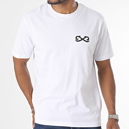Tee Shirt Oversize Infini Blanc Noir