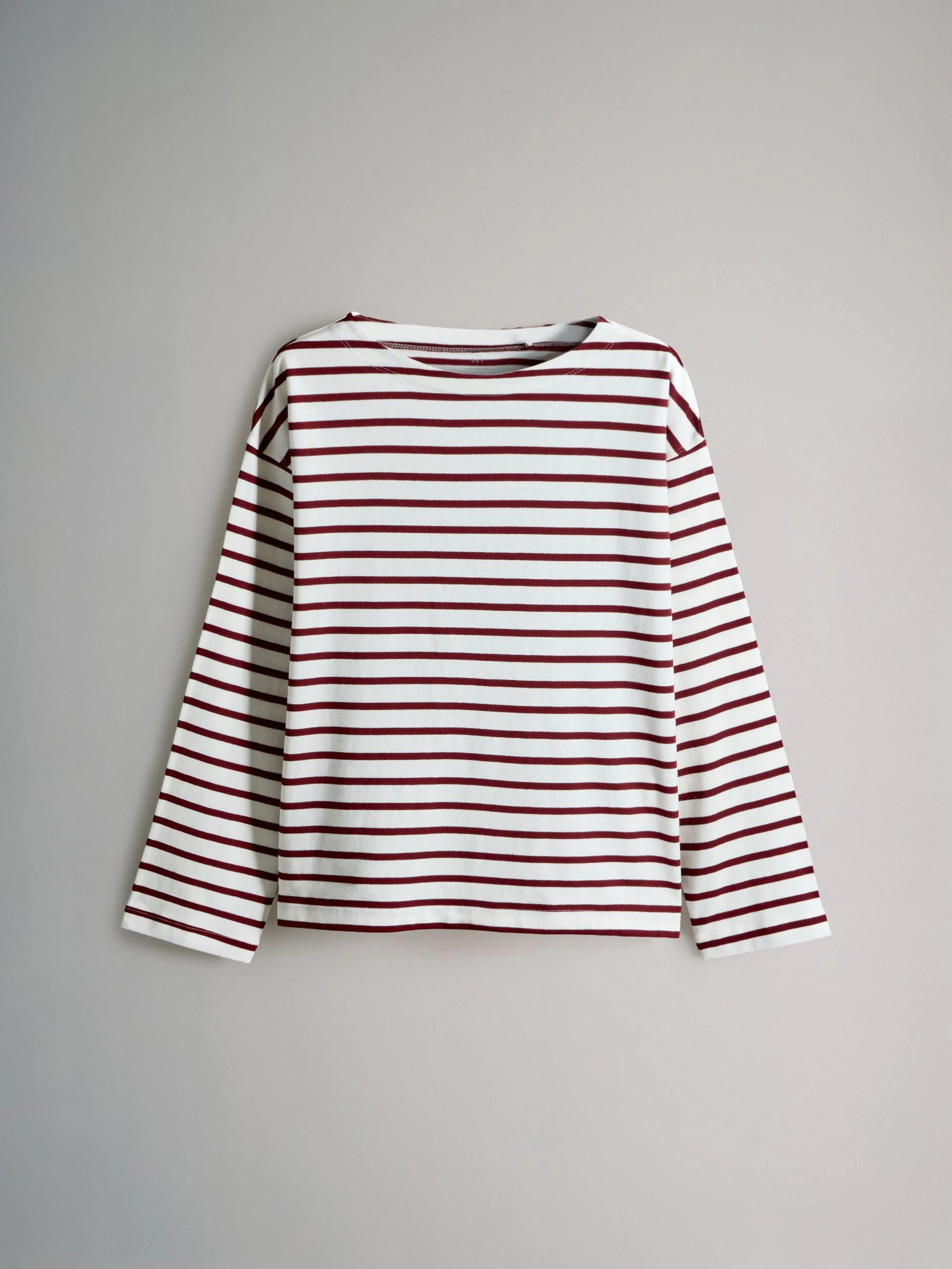 Zwart/Strepen/Kaki - The Set 3 Pack Boat Neck Heavyweight T-shirts