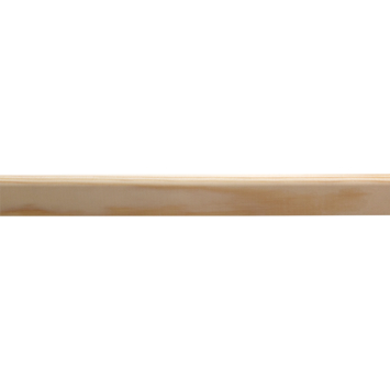 Lijst hockeystick grenen 9x27 mm lengte 270 cm