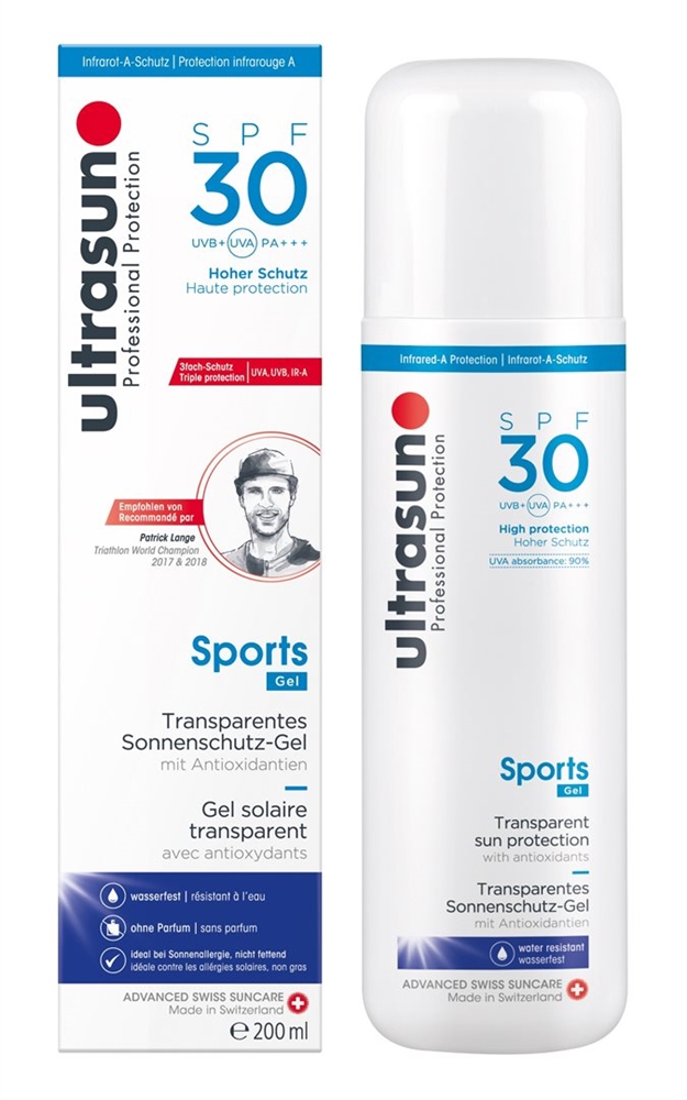 ULTRASUN Sports Gel<br>200 ml, Flasche, Gel, SPF 30