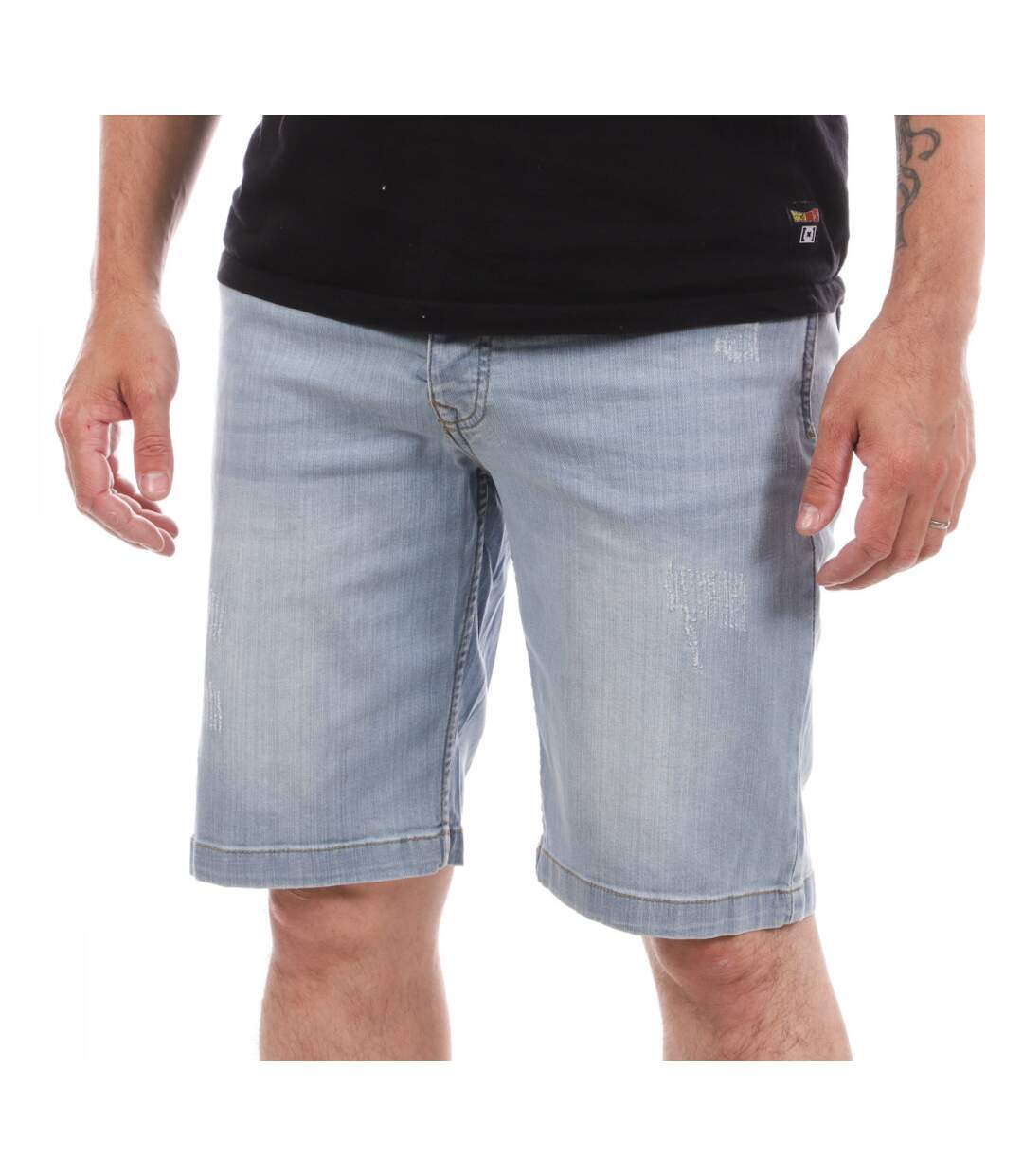 Short en jean Bleu Clair Homme Lee Cooper Ozark