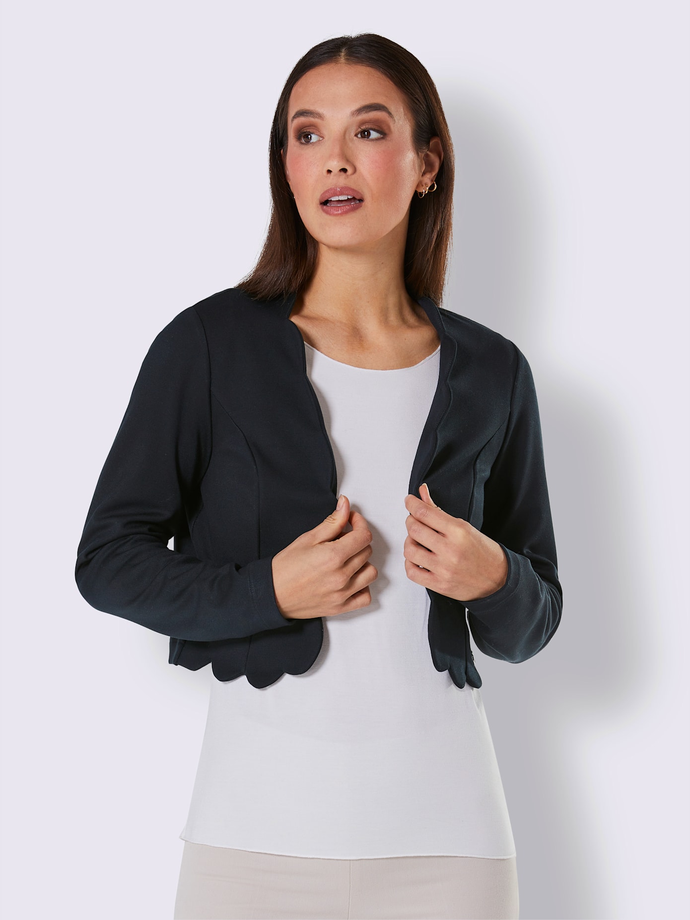 Veste légère en modal jersey fin