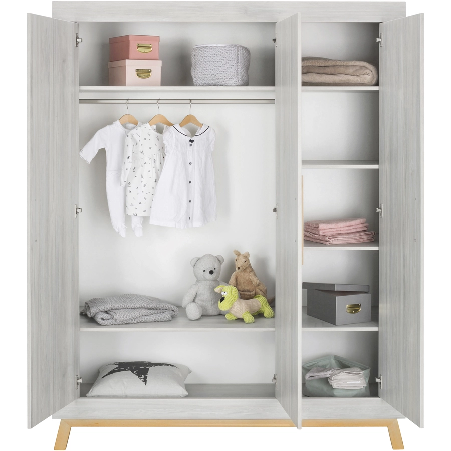Schardt Kinderzimmer Set 3-türig Miami Grey