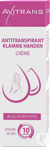 Axitrans Crème Mains Moites Tube 50ml