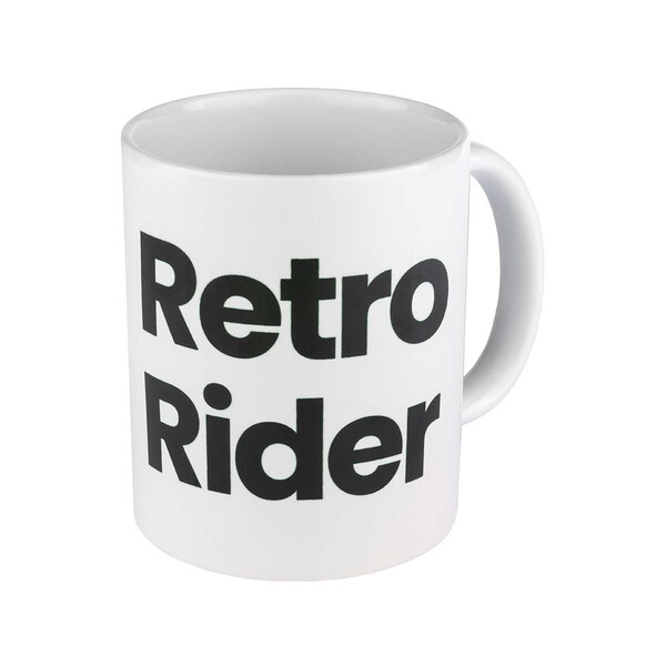 Dafy Moto - Mug Retro Rider Blanc / Noir / Rouge / Bleu