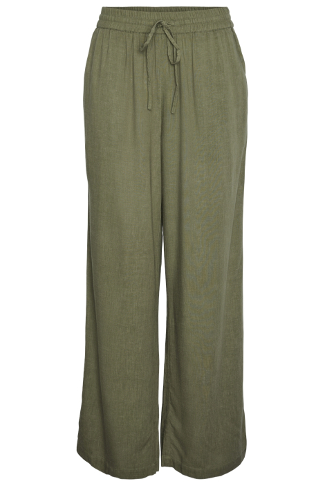 Pieces groene dames broek