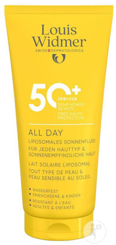 Louis Widmer Sun All Day IP50+ Sans Parfum Tube 100ml
