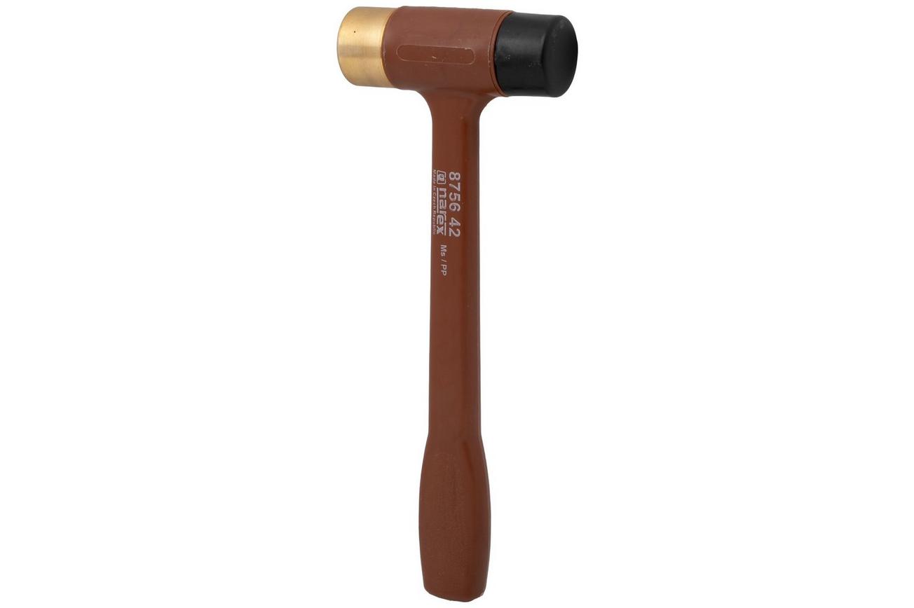 Narex Mallet 875642, montagehamer met messing- en kunststof slagvlakken, 290 mm