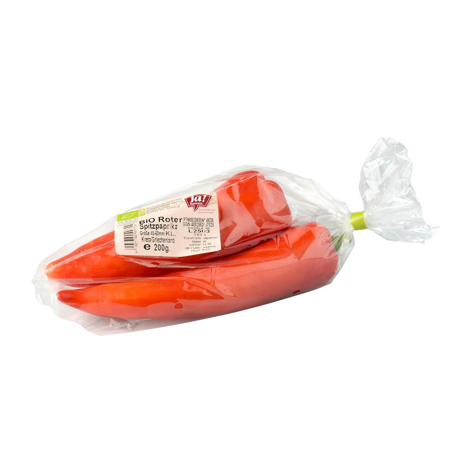 Ja! Natürlich Spitzpaprika rot