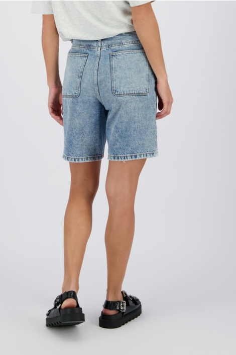 Raizzed blauwe dames korte broek