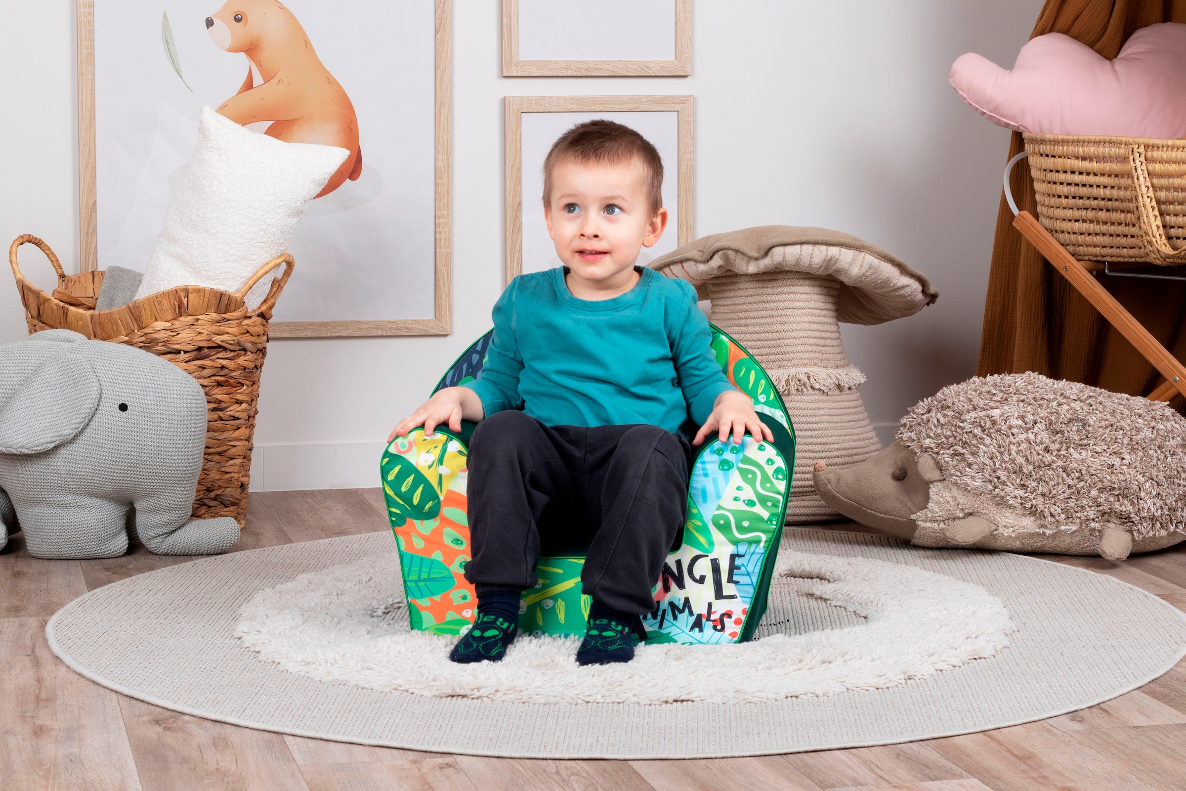 Knorrtoys® Sessel »Jungle animal« für Kinder; Made in Europe