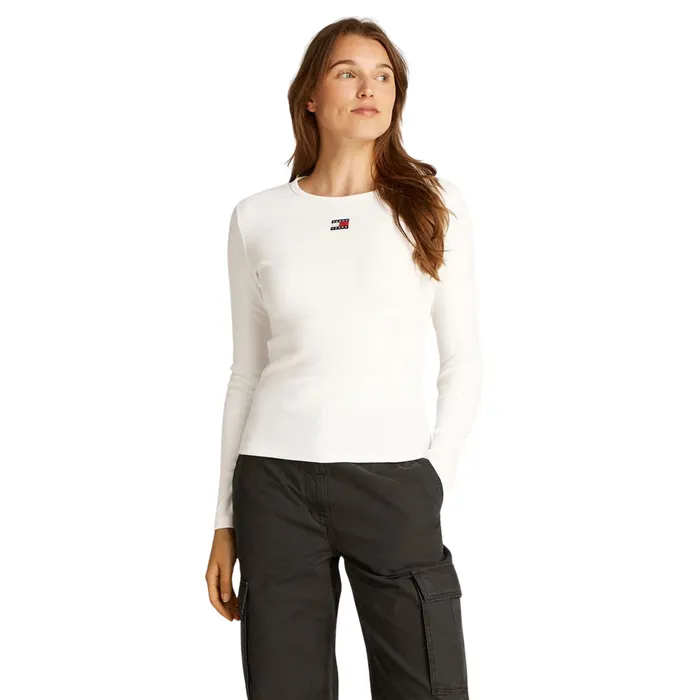 Tommy Hilfiger Slim Badge Longsleeve Shirt Dames