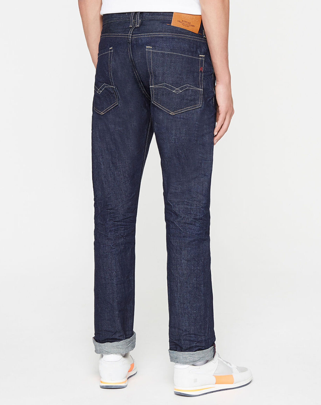 Replay Jean Regular 100% Coton Bio rocco bleu brut