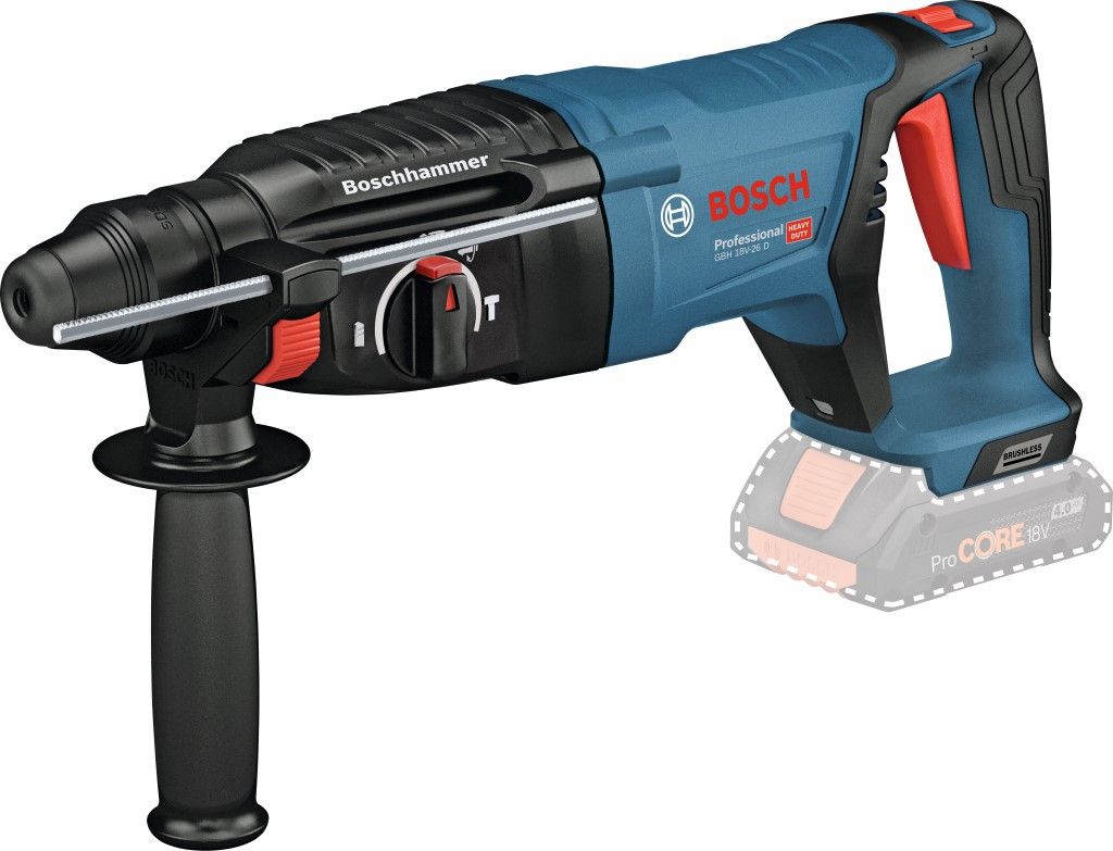Bosch GBH 18V-26 D Li-ion accu boorhamer body in L-boxx - 0611916000