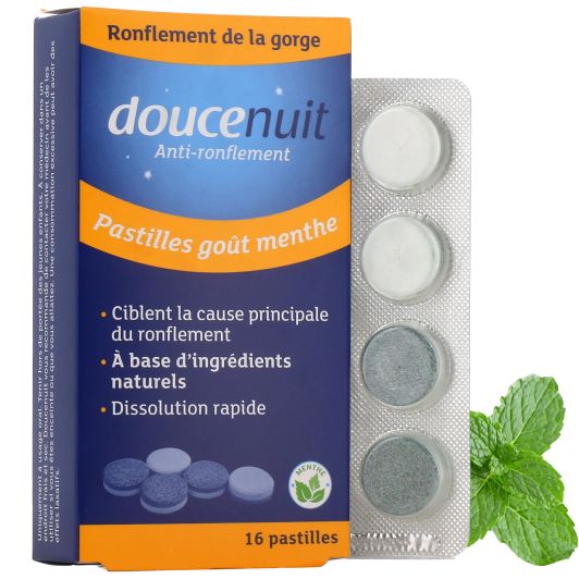 16 Pastilles Anti-Ronflement Douce Nuit