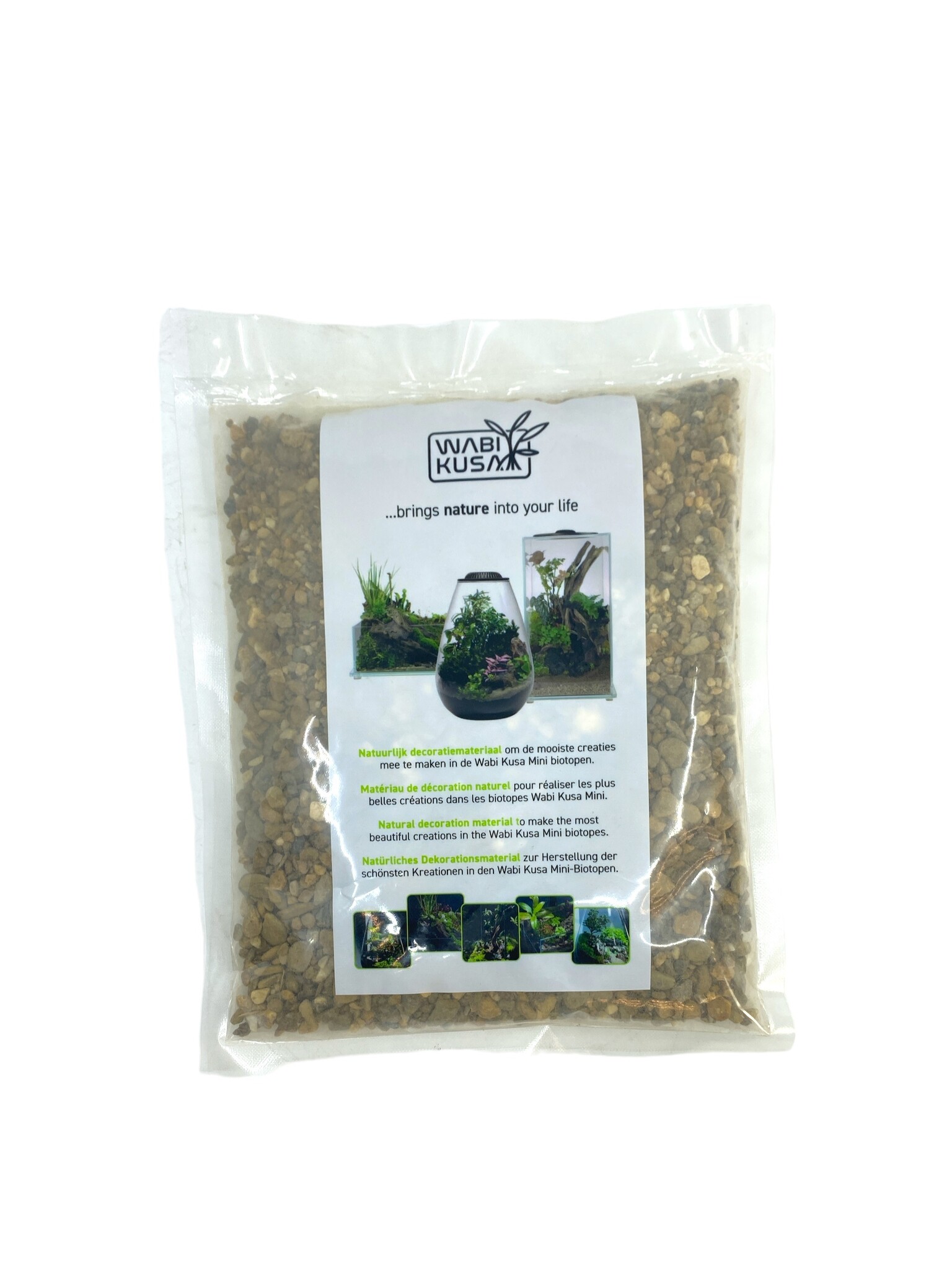 AquastoreXL Wabi Kusa Gravel Bruin 2-4mm 1kg
