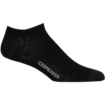 Icebreaker Lifestyle Fine Gauge No Show Socken Black / Snow