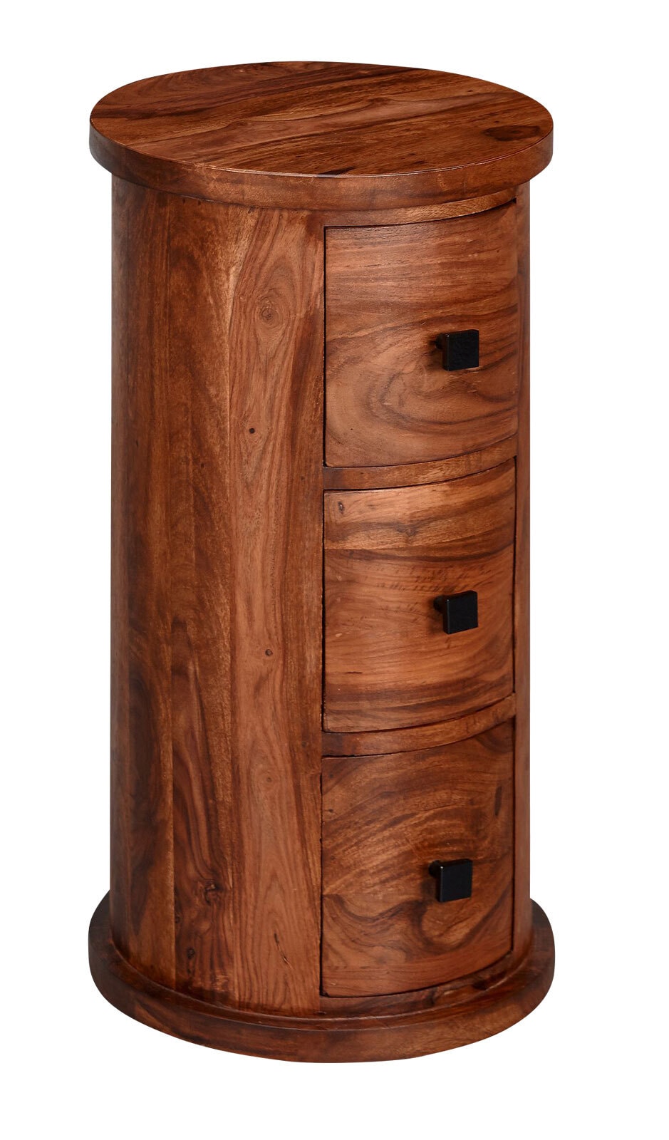 Kommode 35 x 65 x 35 cm Sheesham massiv gebeizt