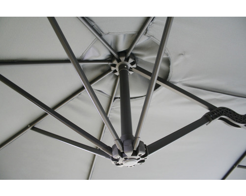 SenS-Line Marbella parasol, 270 cm hoog, antraciet, met handzwengel