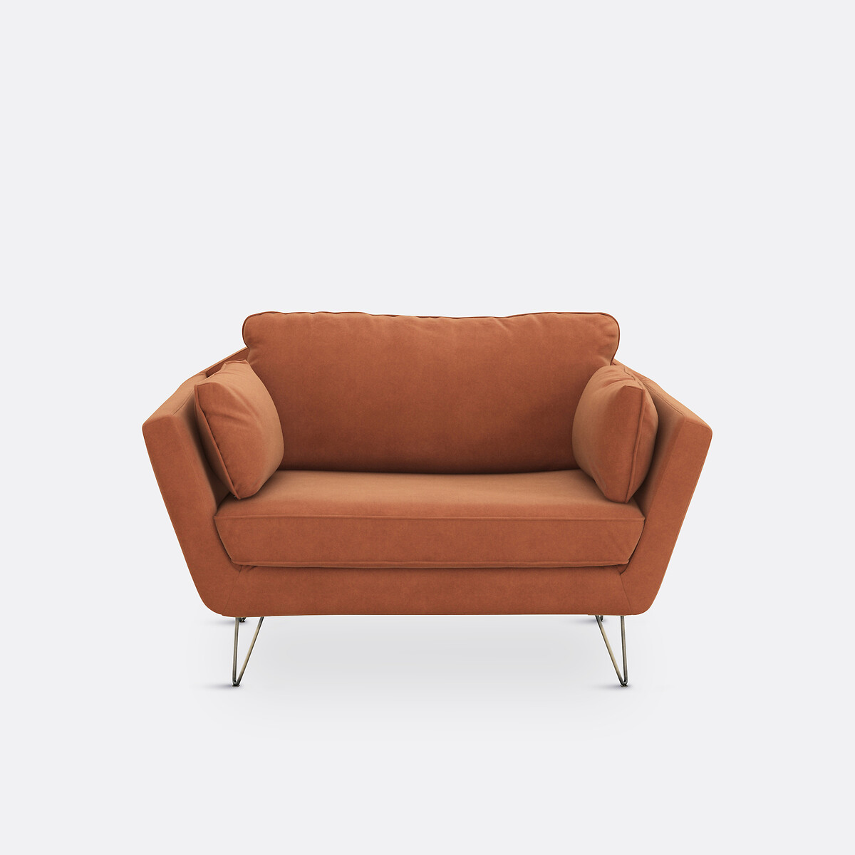 LA REDOUTE INTERIEURS<br>Poltrona XL em fluweel Topim