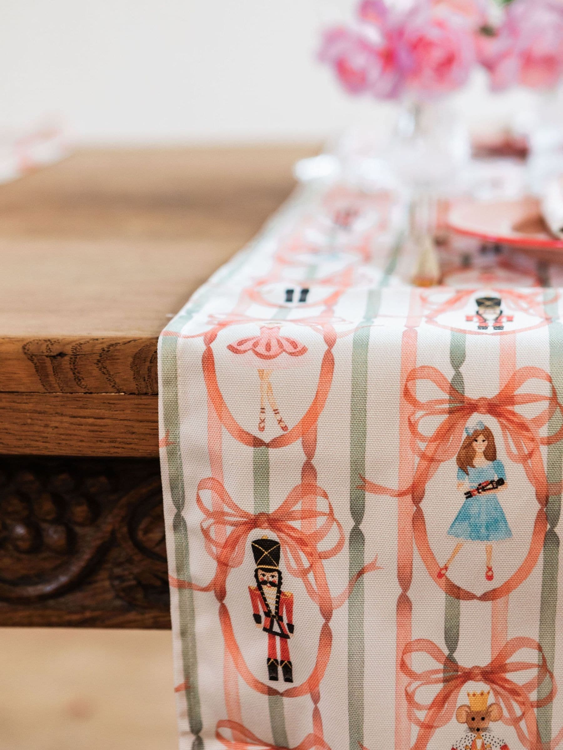 Avalon Home Candied Nutcracker Table Runner