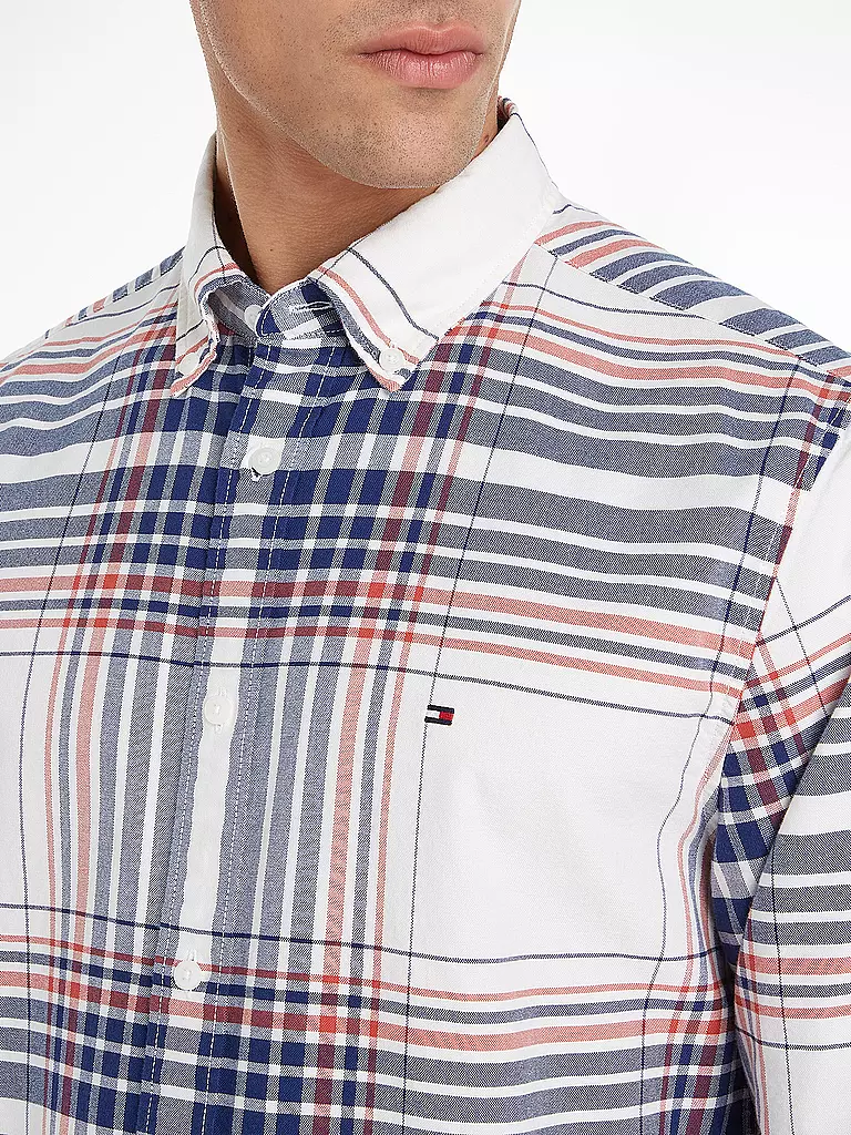 TOMMY HILFIGER Hemd Regular Fit  weiss