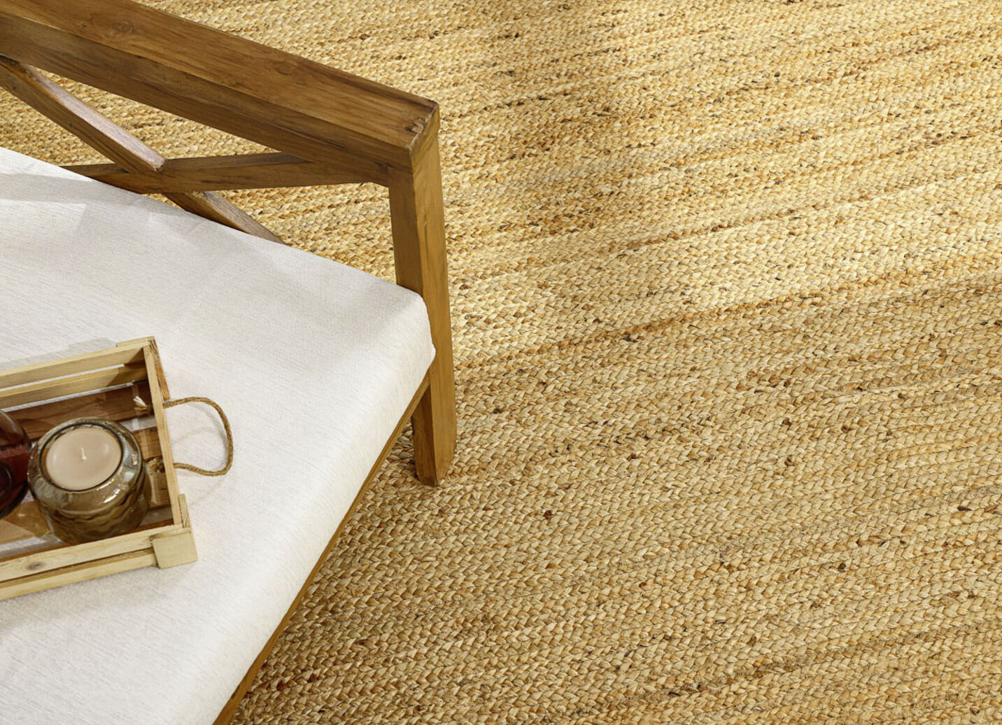 Teppiche und Brücken aus Jute