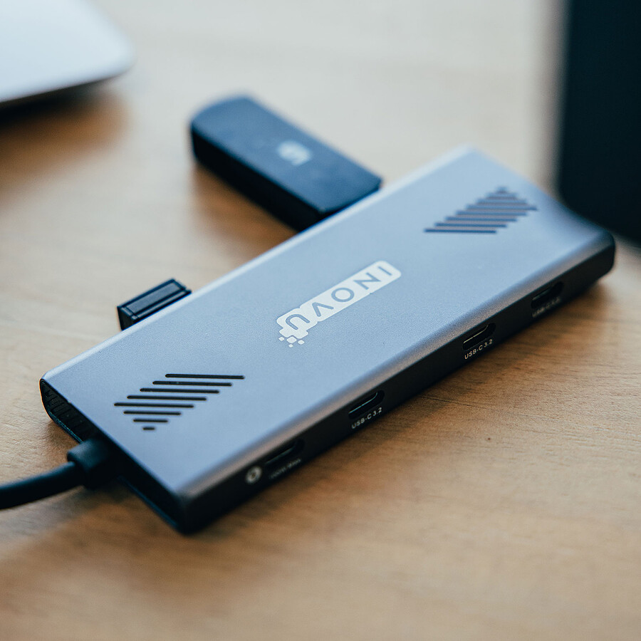 INOVU Hub USB-C vers 3 USB-A, 3 USB-C et 1 USB-C 100W