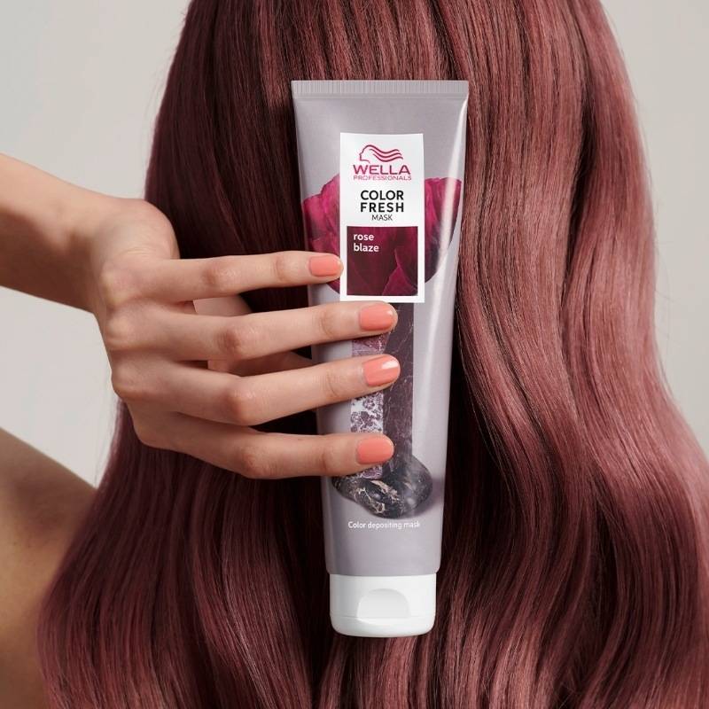 Wella Professionals Color Fresh Mask 150 ml - Rose Blaze