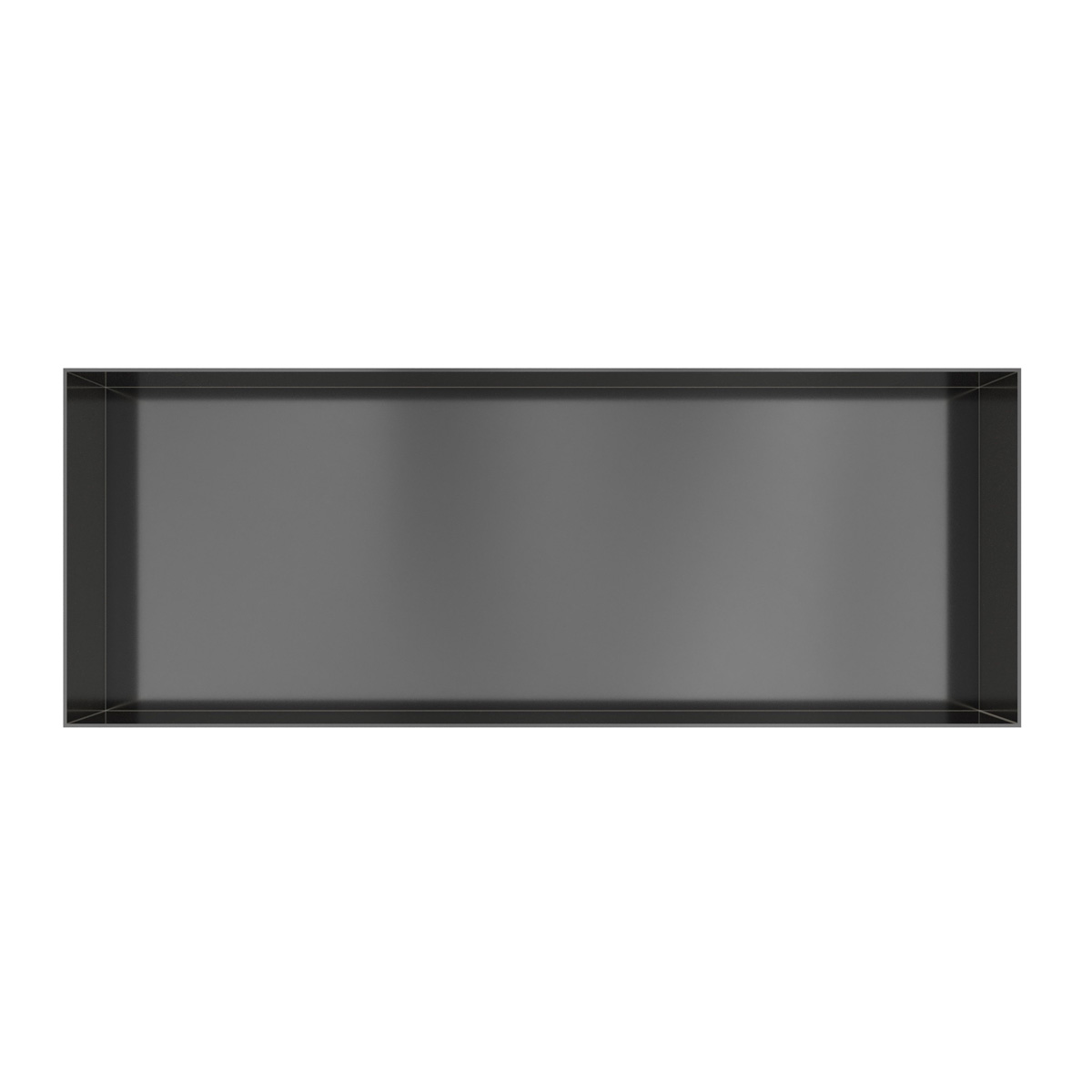 Hotbath &More frameless inbouwnis 30x80x10cm geborsteld gunmetal PVD