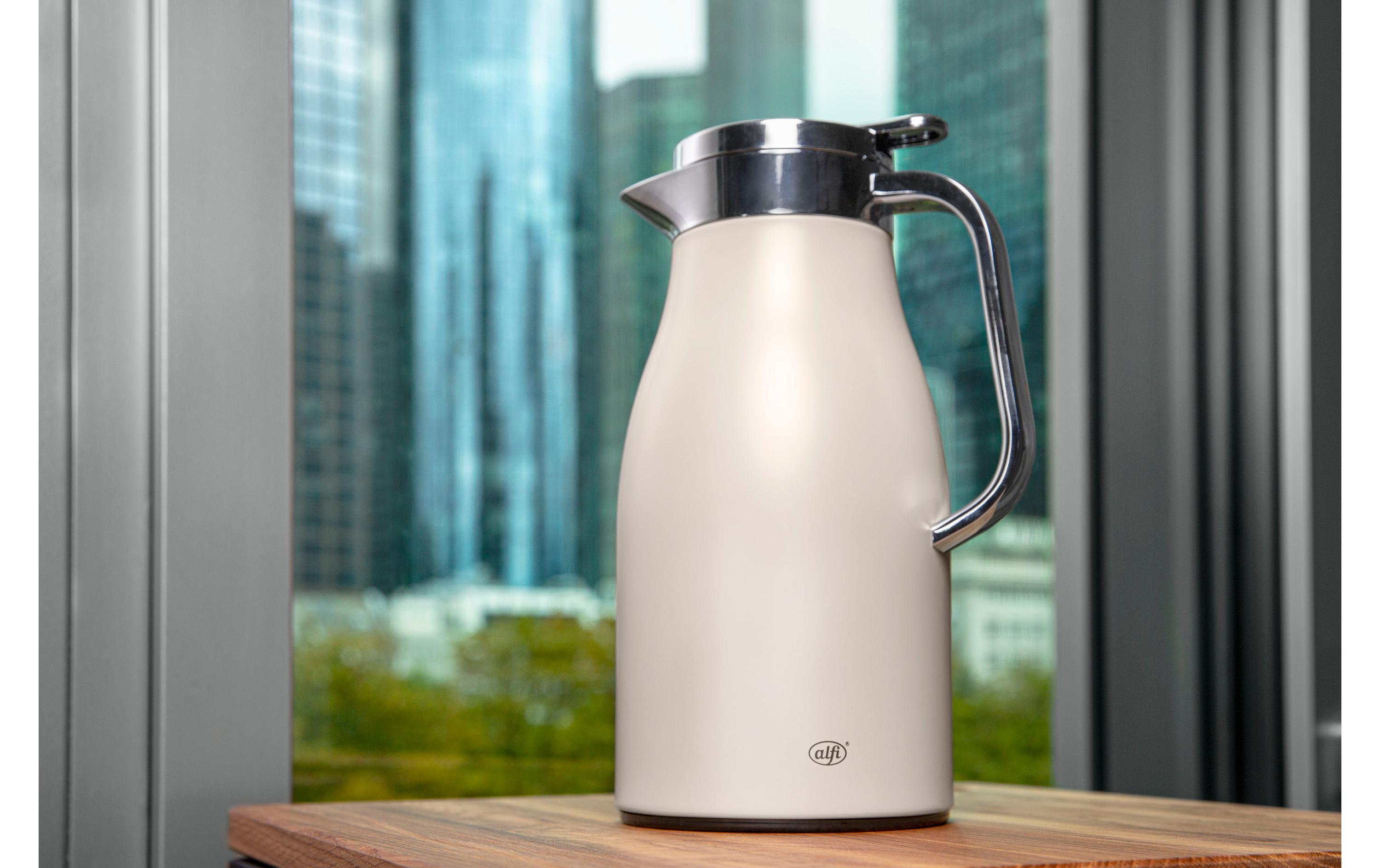 Thermoskanne Skyline 1000 ml, WeissKaraffe aus Edelstahl