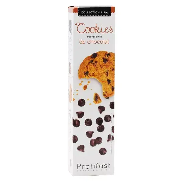 Protifast Biscoitos com Gotas de Chocolate, Lanche Rico em Proteínas, 12 unidades