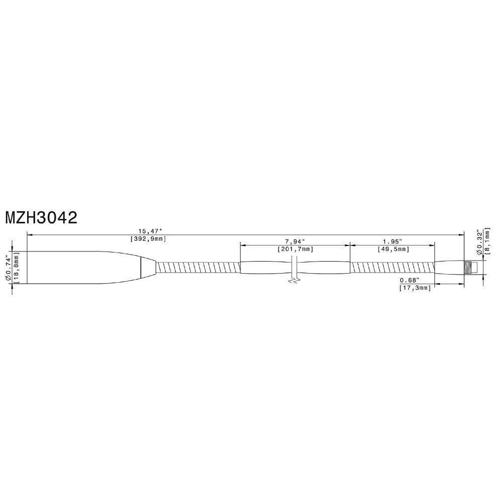 Sennheiser MZH 3042 metalen zwanenhals (40 cm)