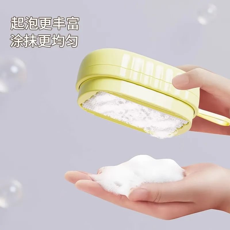 Home Simply - Kledingreinigingsborstel met zeepdispenser