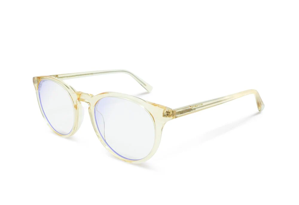 MessyWeekend  New Depp Blue Light brille - Champagne