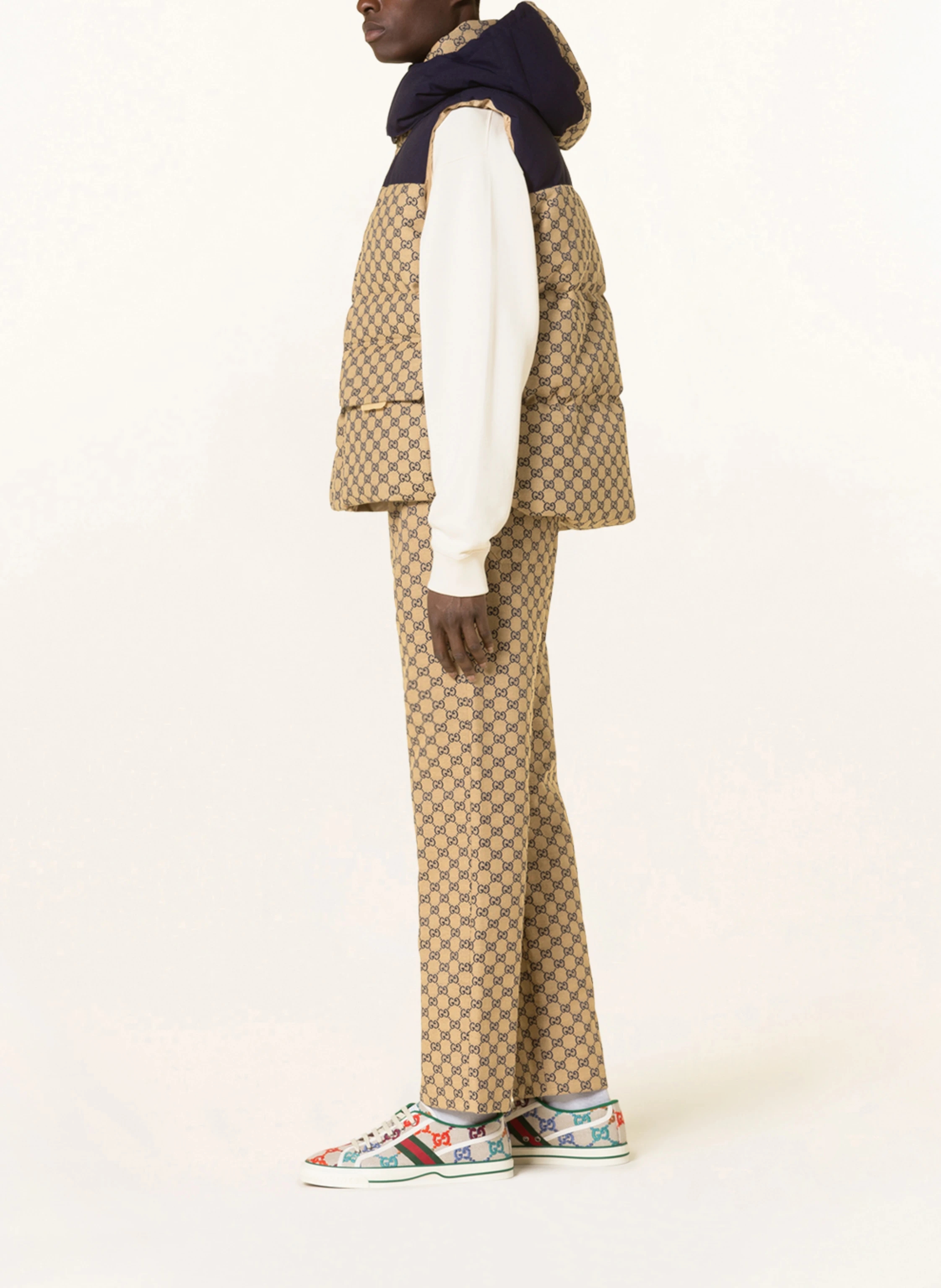 GUCCI Daunenweste mit abnehmbarer Kapuze