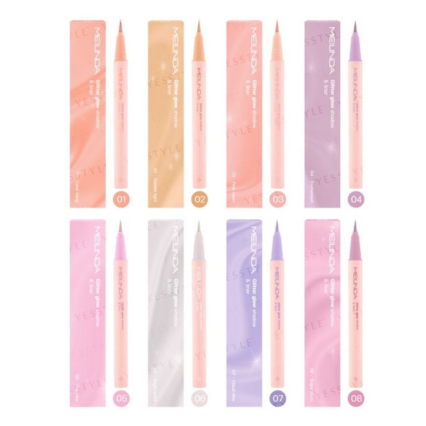 Meilinda - Glitter Glow Schaduw en Liner