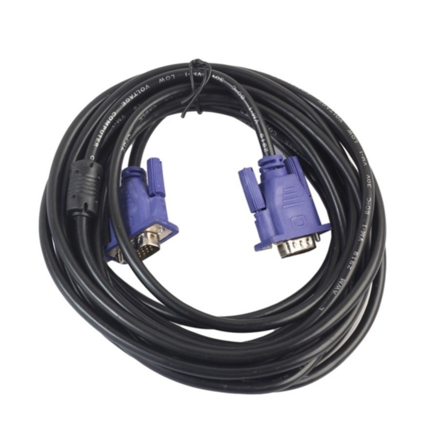 (5m) VGA auf VGA 1080p Video Kabel Adapter Konverter - Schwarz