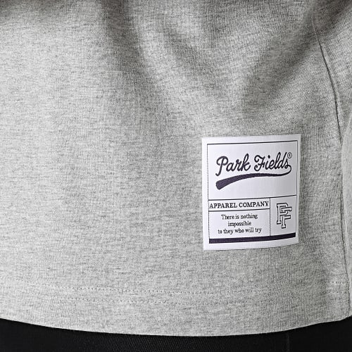Tee Shirt Oversize Large Columbia Gris Chiné Blanc