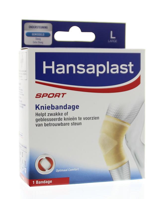 Hansaplast Sportbandage Kniebandage L 1 stuk