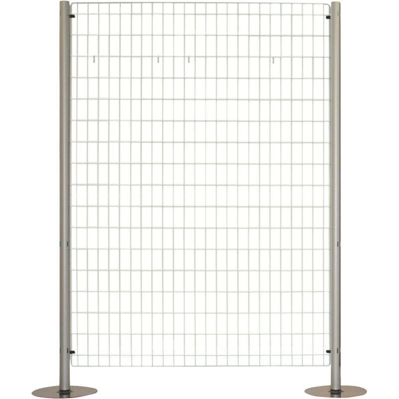 Grille d'exposition gris clair (sans piètement)